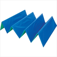 ワニ印　折り畳み式養生材　忍者Ｎ　５ｍｍ厚　７００×１８５０　ブルー／グリーン