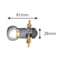 ［ENZ］チェーン 取付 1/4" φ40～φ100 チェーンを回転させ 木根 や モルタル除去