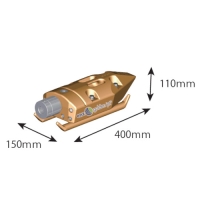 ［ENZ］スクレーパー 取付3/4" φ300～500用 土砂搬出用【代引き不可】
