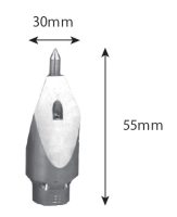［KEG］ランボーノズル 取付1" 後5＋前4穴 φ100～ 閉塞や粉砕に特化