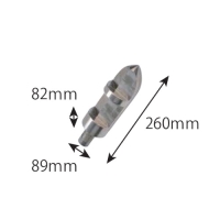 ［KEG］フロアクリーナーノズル 取付1/2" 後5穴 φ100～ 驚異的な土砂搬出能力【代引き不可】