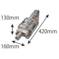 ［KEG］フロアクリーナーノズル 取付1" 後6穴 φ200～ 驚異的な土砂搬出能力【代引き不可】