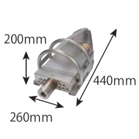 ［KEG］フロアクリーナーノズル 取付1" 後10穴 φ300～ 驚異的な土砂搬出能力【代引き不可】