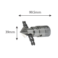 ［KEG］ハミングバードカッター：先端ドリル 取付1/2" φ50～150用 【代引き不可】