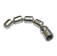 スズランノズル玉径10mm 360° 取付1/8" 後6穴 孔径1.0㎜