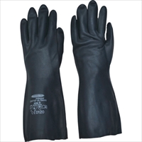 サミテック　耐油・耐溶剤手袋　サミテックＣＲ－Ｆ－０７　Ｓ　ダークブルー