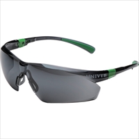 ユニベット　二眼型保護メガネ　５０６ＵＰ　ブラック×グリーン　スモークレンズ