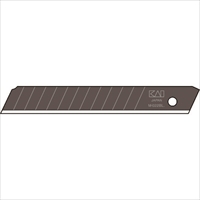 貝印カミソリ　カッターナイフ　ＢＭ－５０　中薄　黒　替刃（５０枚入）