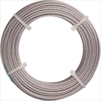 ＴＲＵＳＣＯ　ステンレスワイヤロープ　ナイロン被覆　Φ１．５（２．０）Ｘ２０ｍ