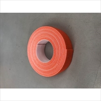 ユタカメイク　マジックテープ　超薄型マジックバンド　２０ｍｍ×３ｍ　オレンジ