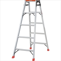 ＴＲＵＳＣＯ　天板乗り防止ペイントはしご兼用脚立　アルミ合金製・脚カバー付　高さ１．４０ｍ