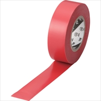 ＴＲＵＳＣＯ　脱鉛タイプ　ビニールテープ　１９Ｘ１０ｍ　赤　１巻
