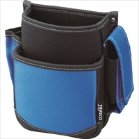ＴＲＵＳＣＯ　腰袋　２段　携帯電話ホルダー付き　ブルー